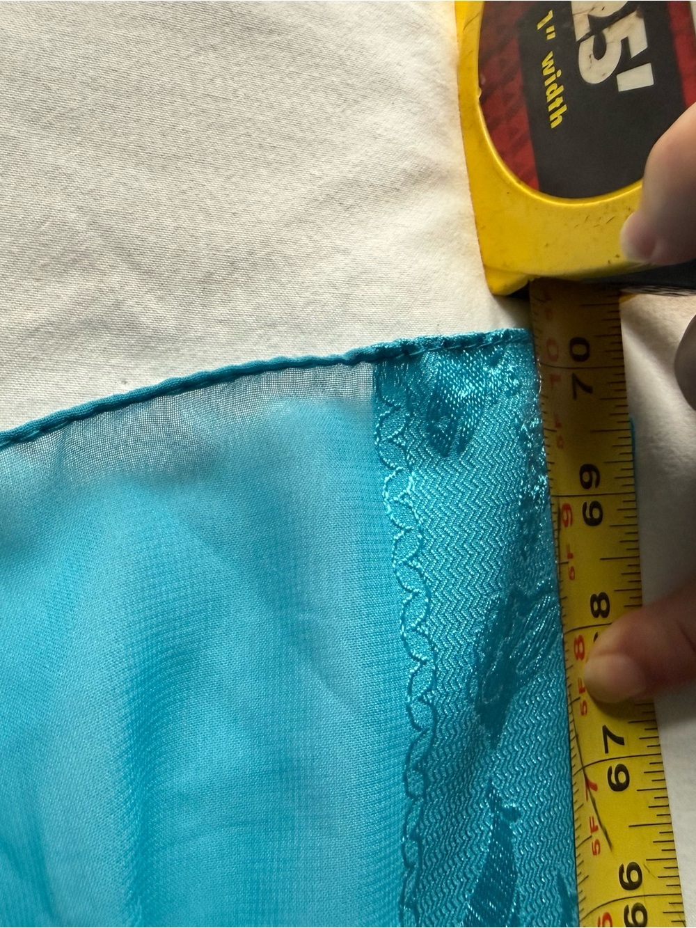 Turquoise Dolphin Sheer Beach Scarf Wrap Sarong Shawl 70x42 Resort - Picture 5 of 6